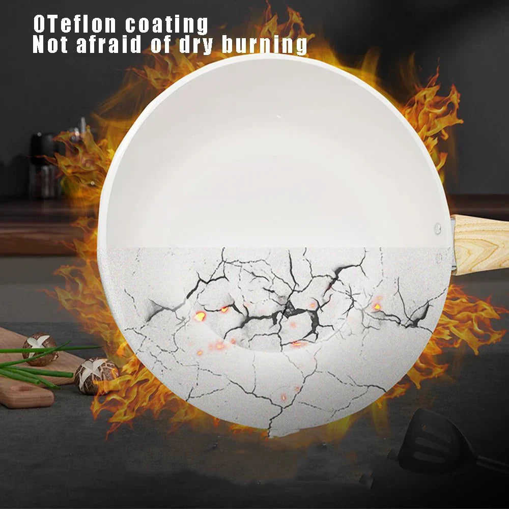 Aurora Ceramic Nonstick Deep Pan, 30 cm, for Gas and Induction Cookers