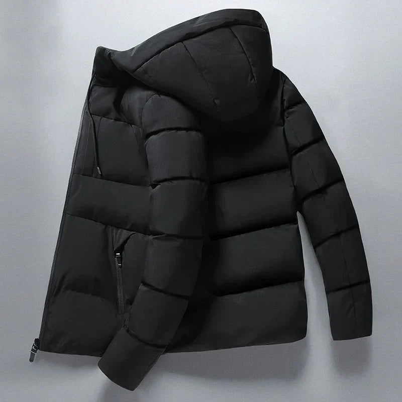 Geacă parka de iarnă impermeabilă și confortabilă Azure Sky | Fervei