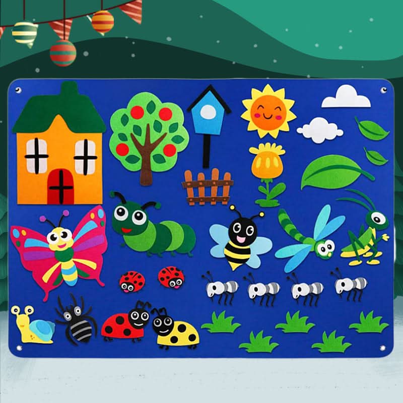 FeltCraft Playboard: Creative Tactile Game for Children to Spark Imagination