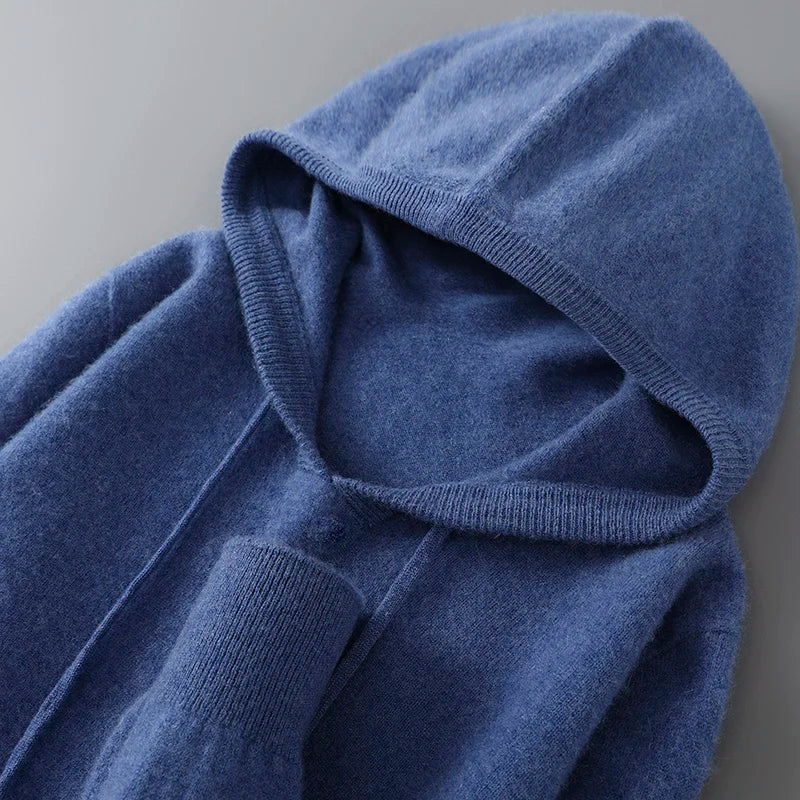 Herre Kasjmirsweater, Blød Og Varm, Kun Håndvask