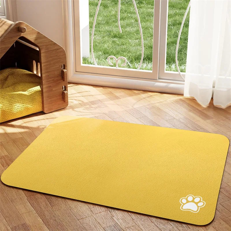 SafePaws Non-Slip Mat For Pet Meals And Easy Cleanup Daily
