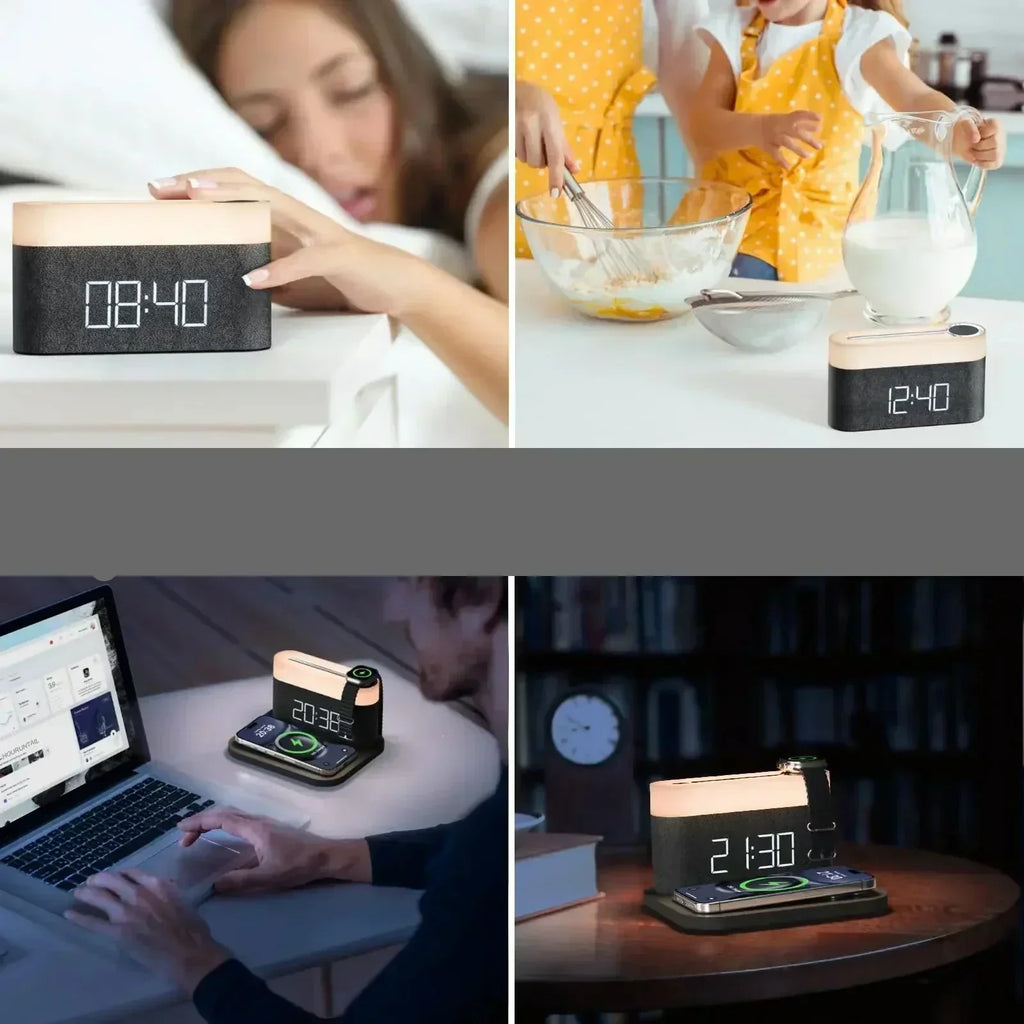 Lunara 15W Wireless Charger With Night Light For iPhone And Samsung
