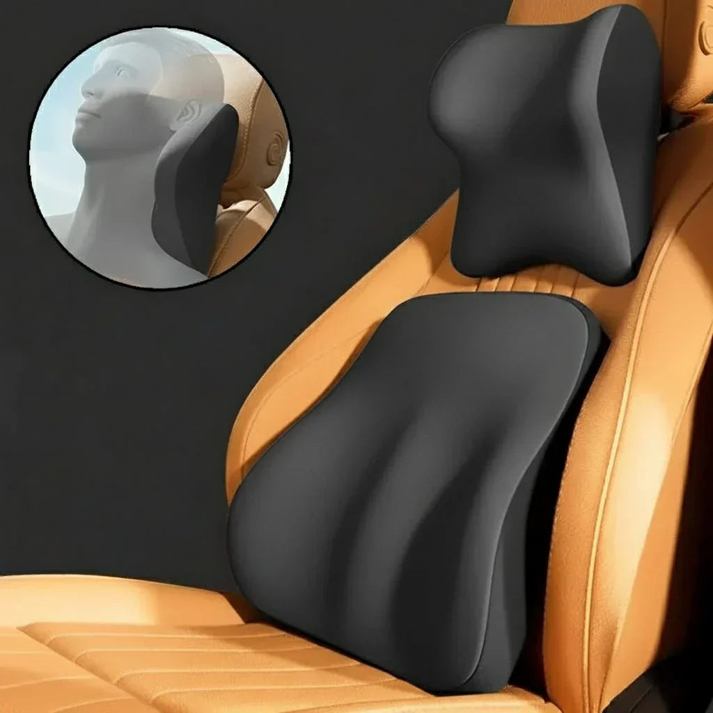 AeroEase memóriahabos autós nyak- és deréktámasz a maximális kényelemért