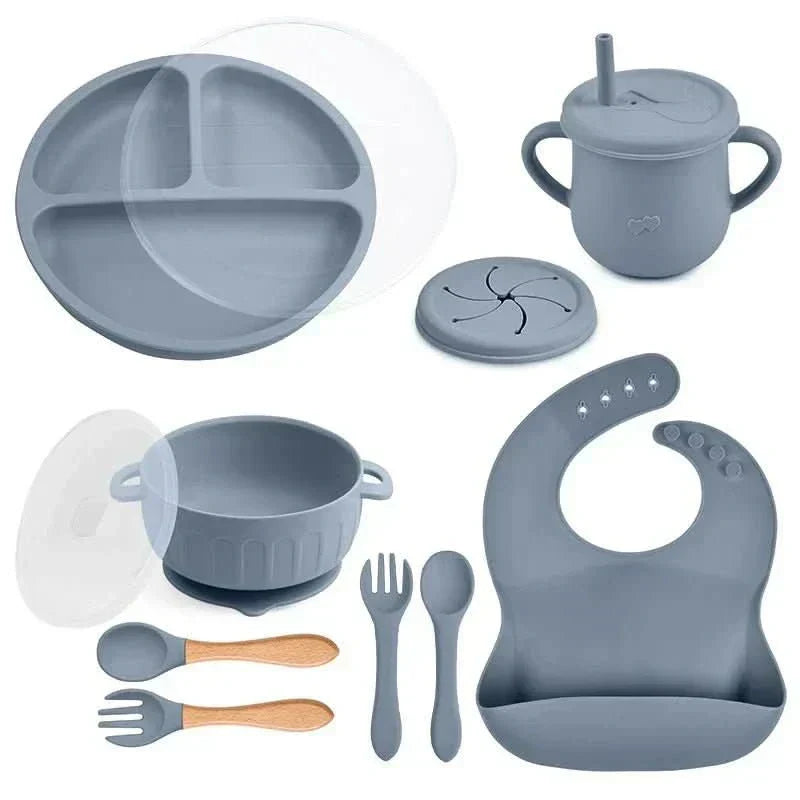 BrightBite Colorful Baby Tableware Set For Safe Mealtime
