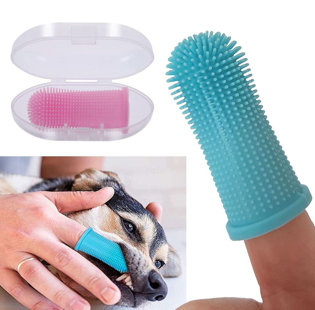 PawGuard 360 Silicone Finger Toothbrush For Safe Dog Dental Care