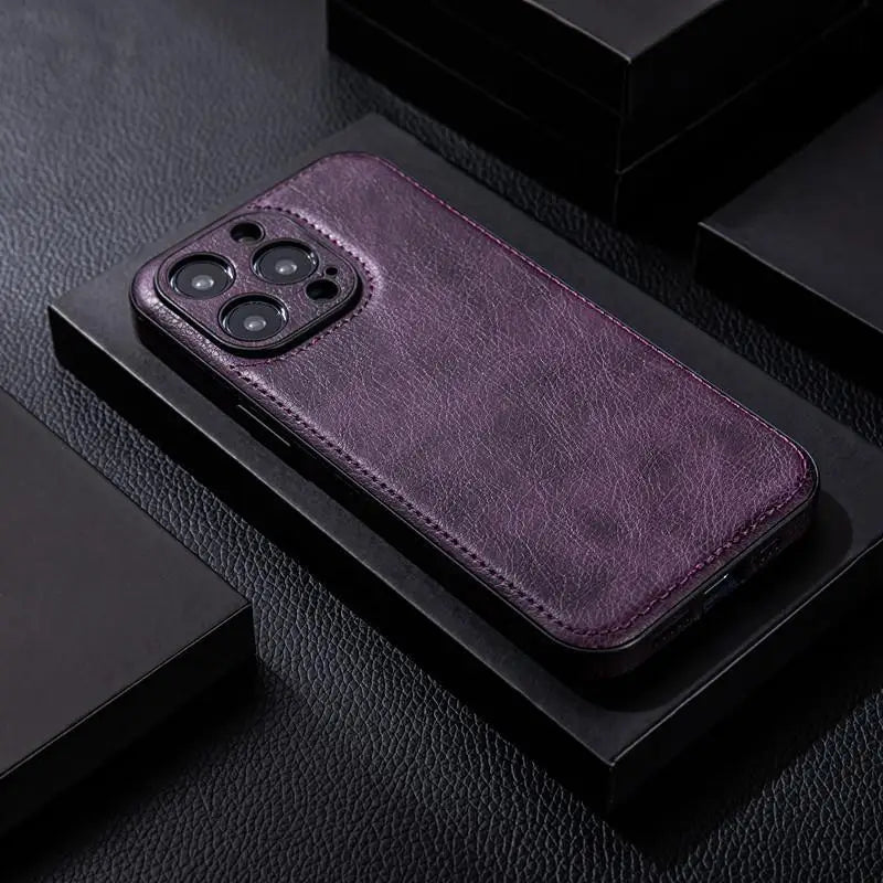 Kensington Genuine Leather iPhone Case With Shockproof Protection