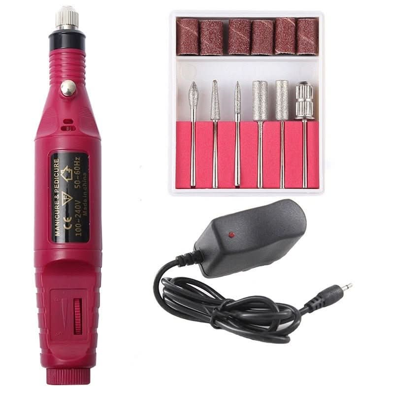 NailForge Pro Electric 6-In-1 Nail Care Set for Manicure and Pedicure