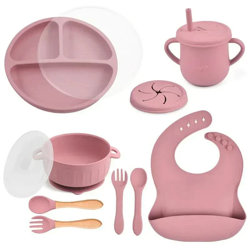 BrightBite Colorful Baby Tableware Set For Safe Mealtime