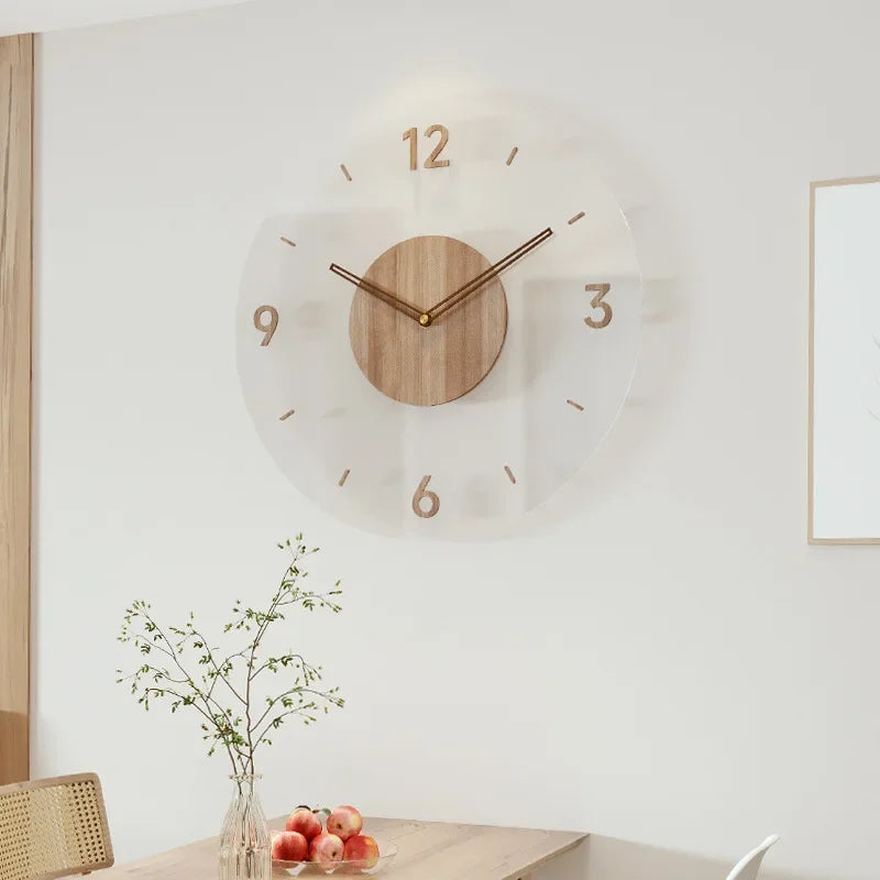 FashionableClock stilfuldt vægur med minimalistisk nordisk design