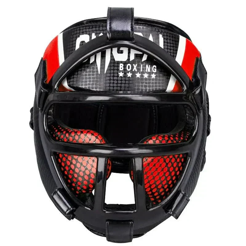 AeroGuard Headgear Premium Head Protection With Face Mask for Martial Arts