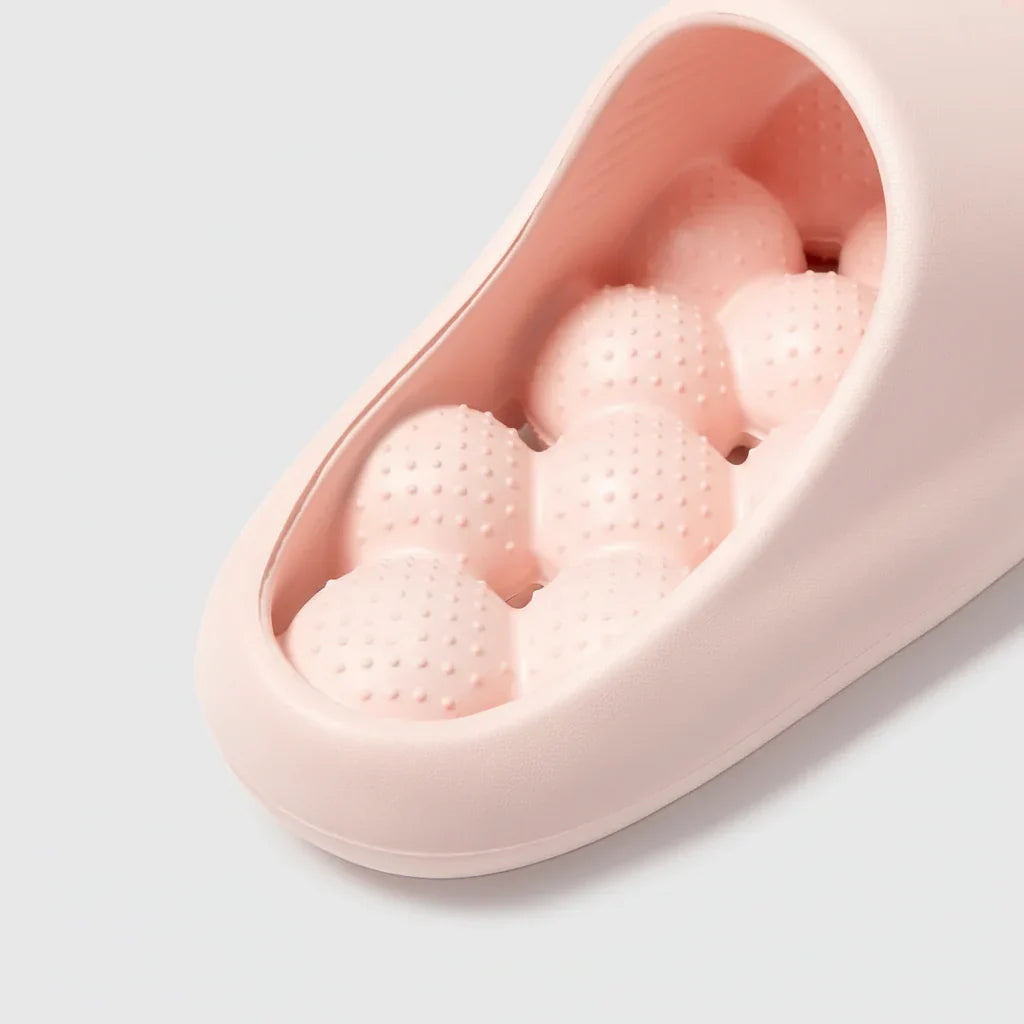 Breathable Indoor Slippers with Massage Cushion Support