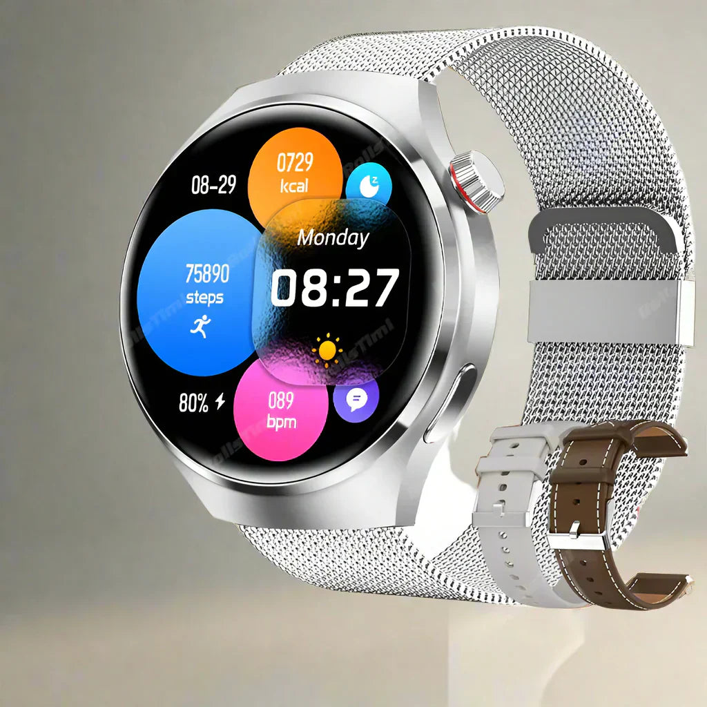 Montre connectée Ares Pro 2024 – NFC, moniteur de santé, GPS et appels Bluetooth | Fervei