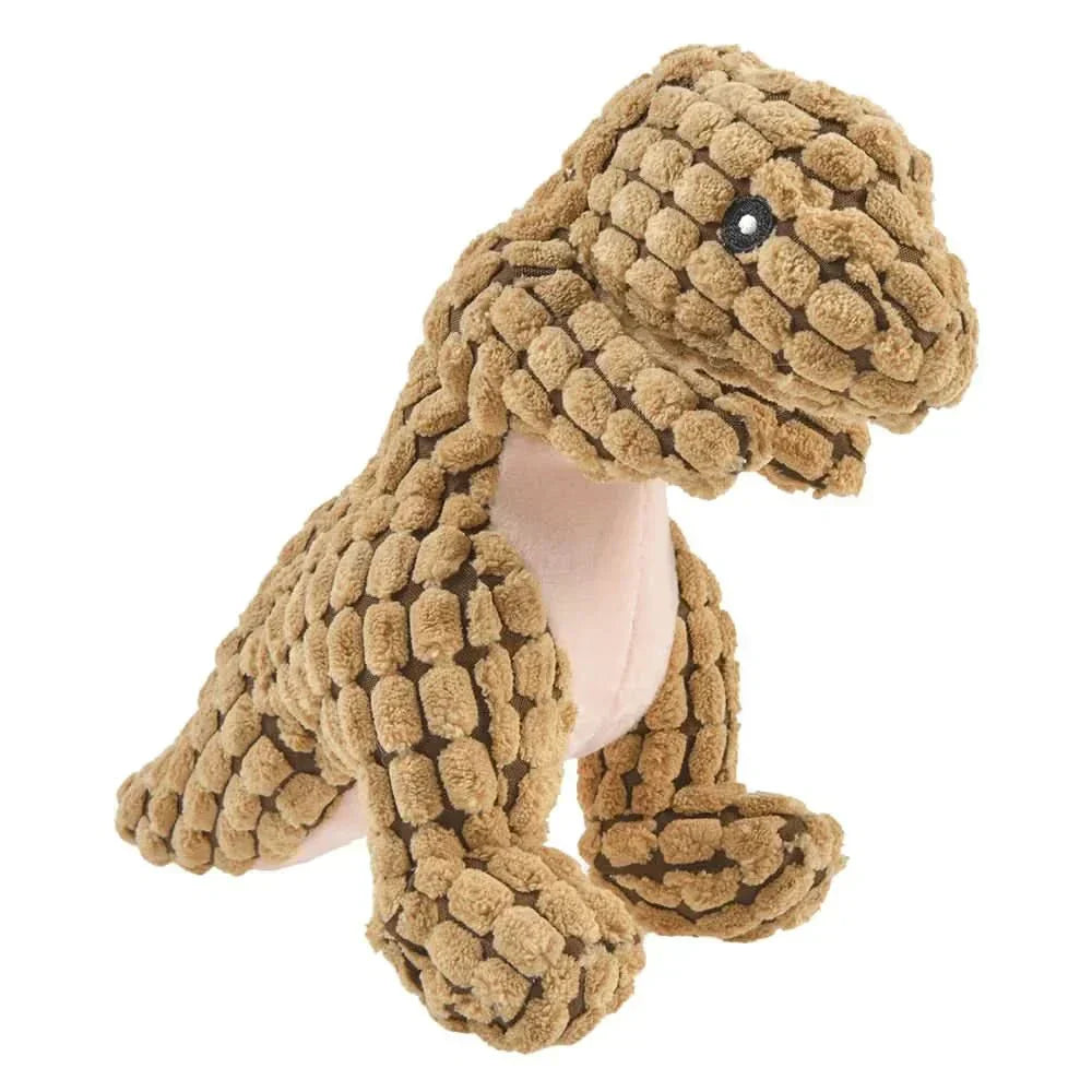 RaptorGrip Indestructible Dinosaur Shape Dog Toy for Power Chewers