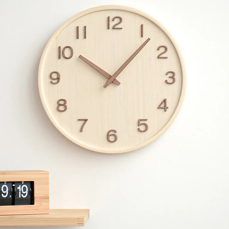 Kirenori Clock In Oak With Japanese Dial Design Edition