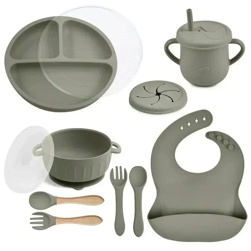 BrightBite Colorful Baby Tableware Set For Safe Mealtime