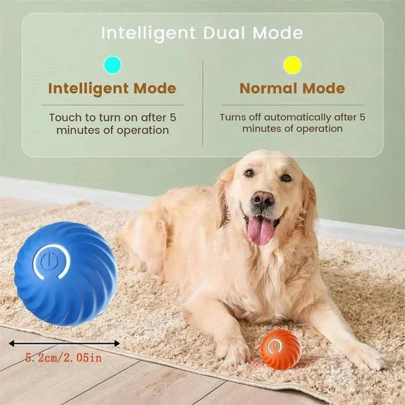 PawPulse Interactive Dog Ball - Rechargeable Bouncing Ball