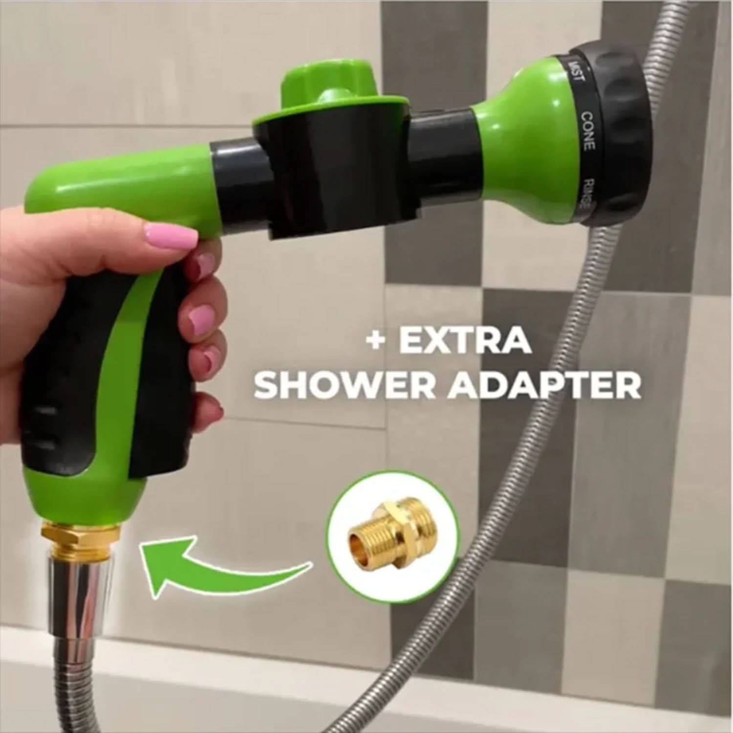 AquaGuard 360 Dyrebad Spray med Rundstrålingsfunktion