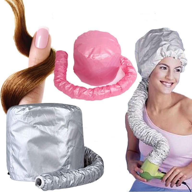 SwiftFlow Hair Dryer Cap Set Of 2 For Fast And Gentle Drying At Home And Travel