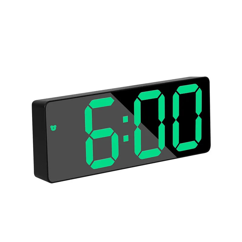 SmartWake Electronic Mirror Clock With Built-In Alarm Function