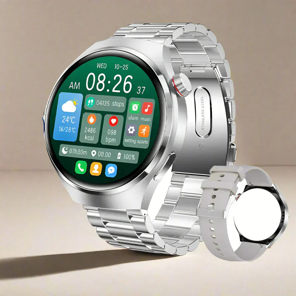 Montre connectée Ares Pro 2024 – NFC, moniteur de santé, GPS et appels Bluetooth | Fervei