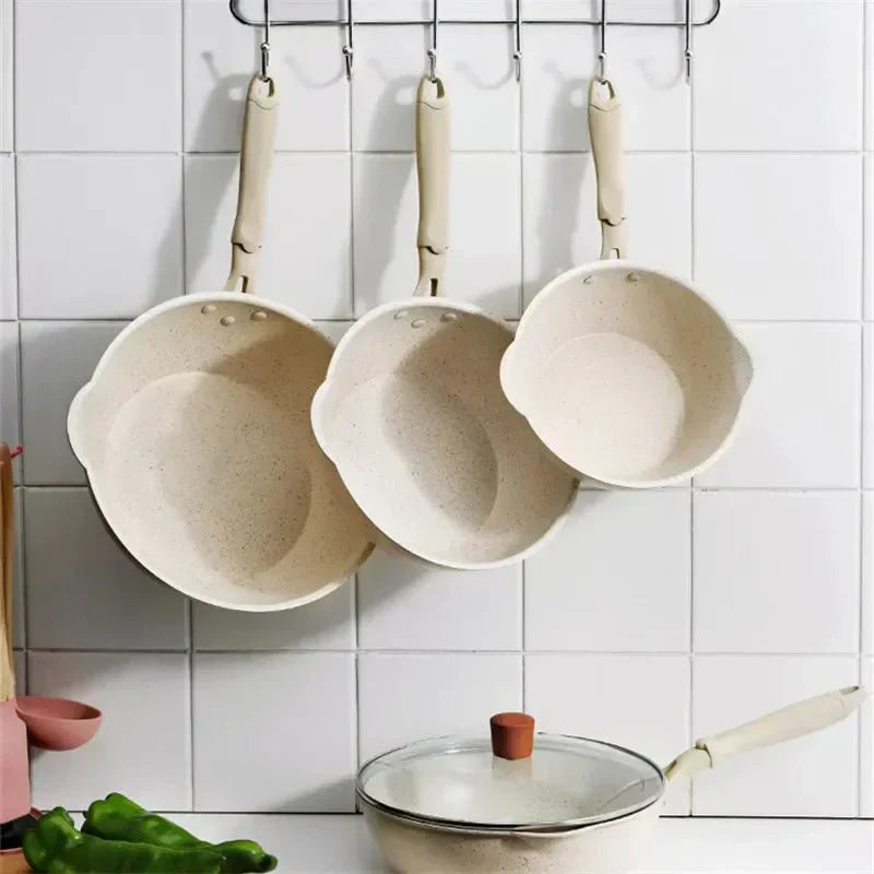 TerraStone Pro Deep Nonstick Wok With Maifan Stone Coating On Aluminum Alloy For All Stove Types
