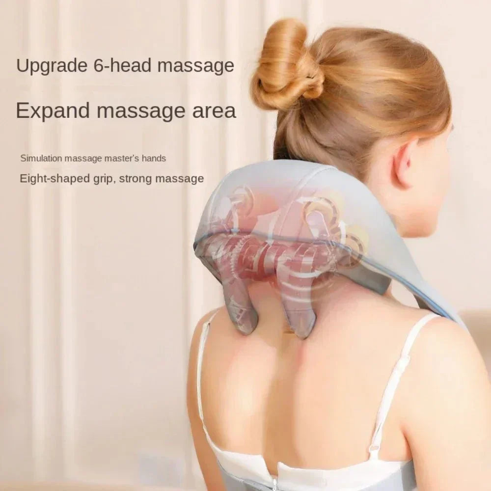 NovaShield Elektrisk Shiatsu Nakkemassageapparat Til Dybt Tryk