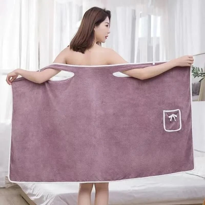 WaveLuxe Portable Women's Bath Towel Quick Dry and Stylish