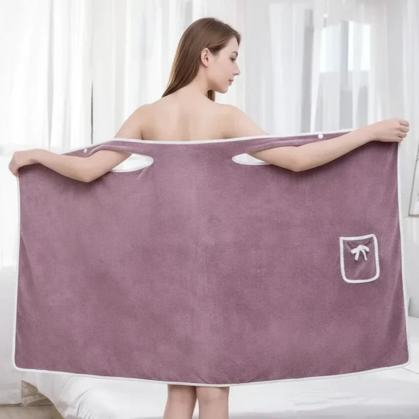 The AquaFlex Portable Women's Bath Towel Quick Drying