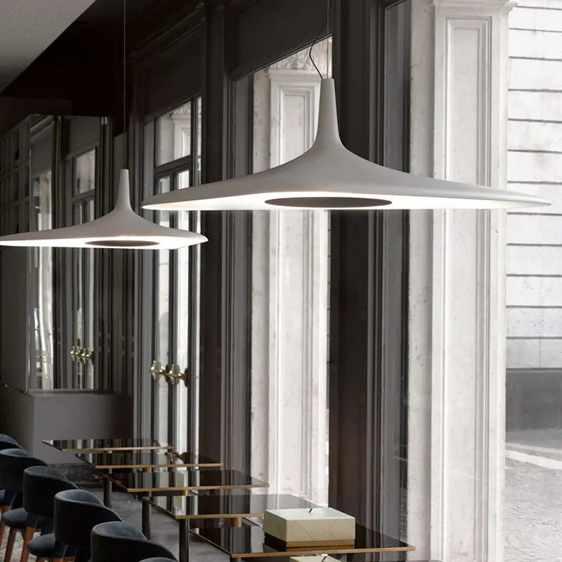 SolaraLume Moonrise Pendant Lamp With Sun Crown Detail