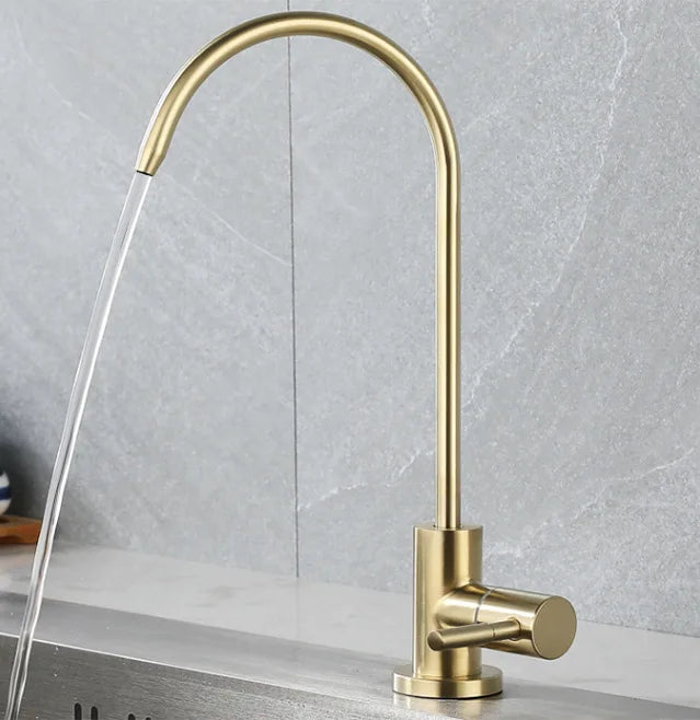 AquaFlow Tap Purifier Faucet With Rotating Spout For Kitchen