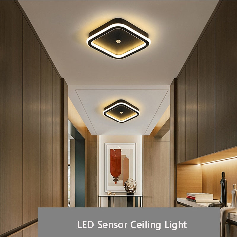 Plafonnier avec Capteur de Mouvement LED pour Chambre et Couloir