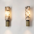 Lampada da Parete in Marmo e Rame Astra per Camere da Letto e Corridoi