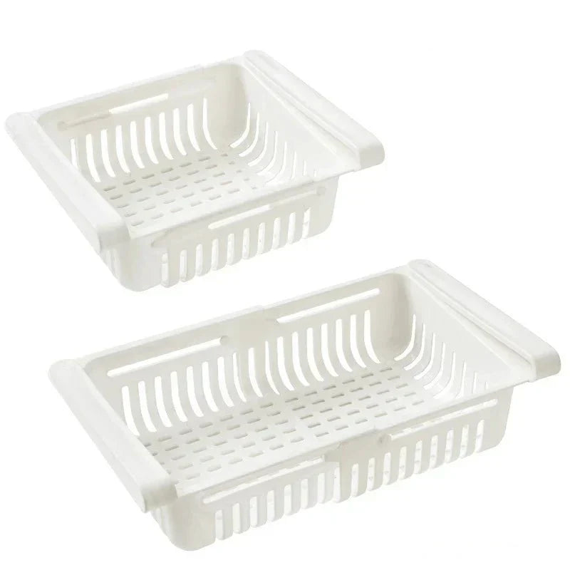 FridgeFlex Pull Out Hanging Box For Eggs Fruit And Kitchen Organization