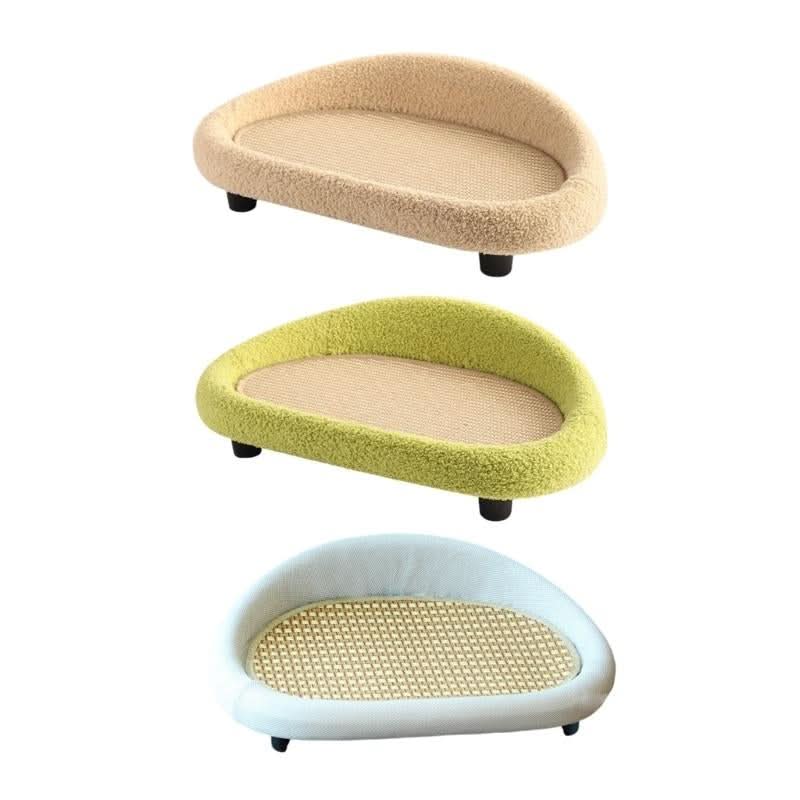 SilkPaw Retreat Stylish Hideaway With Scratching Surface And Cozy Cushion