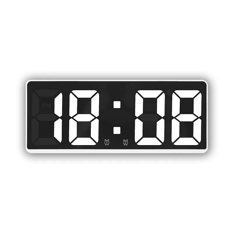 SmartWake Electronic Mirror Clock With Built-In Alarm Function