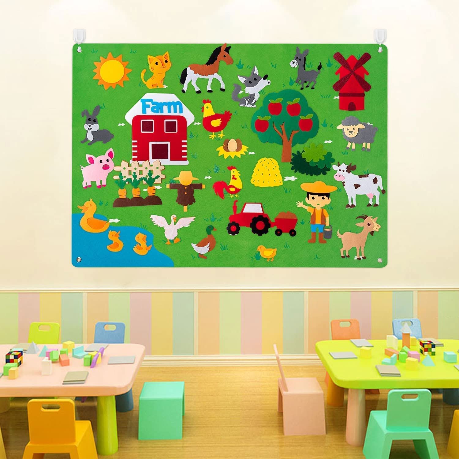 FeltCraft Playboard: Creative Tactile Game for Children to Spark Imagination