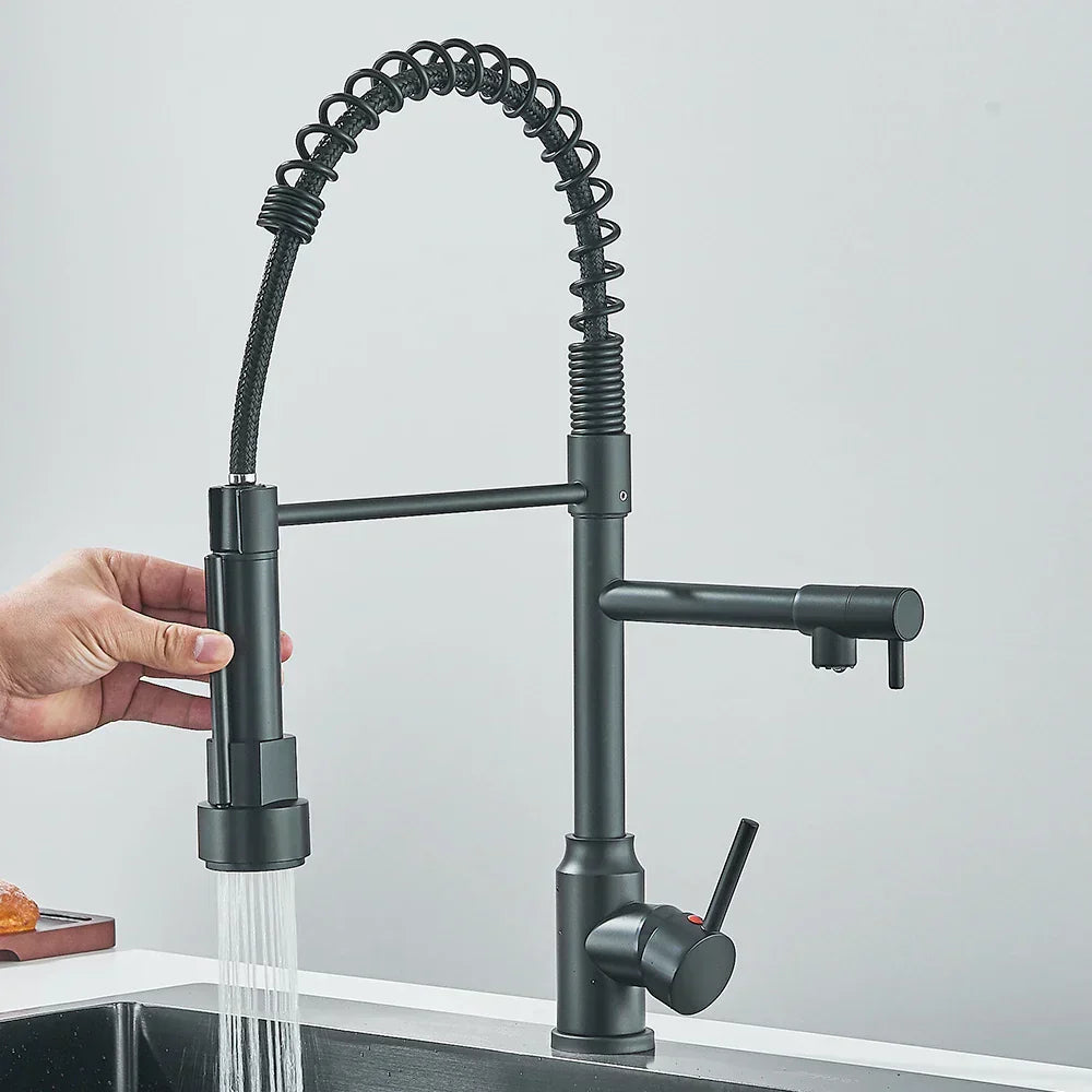 SpringFlow kaksisuutinkosketin moderniin kotikeittiöön