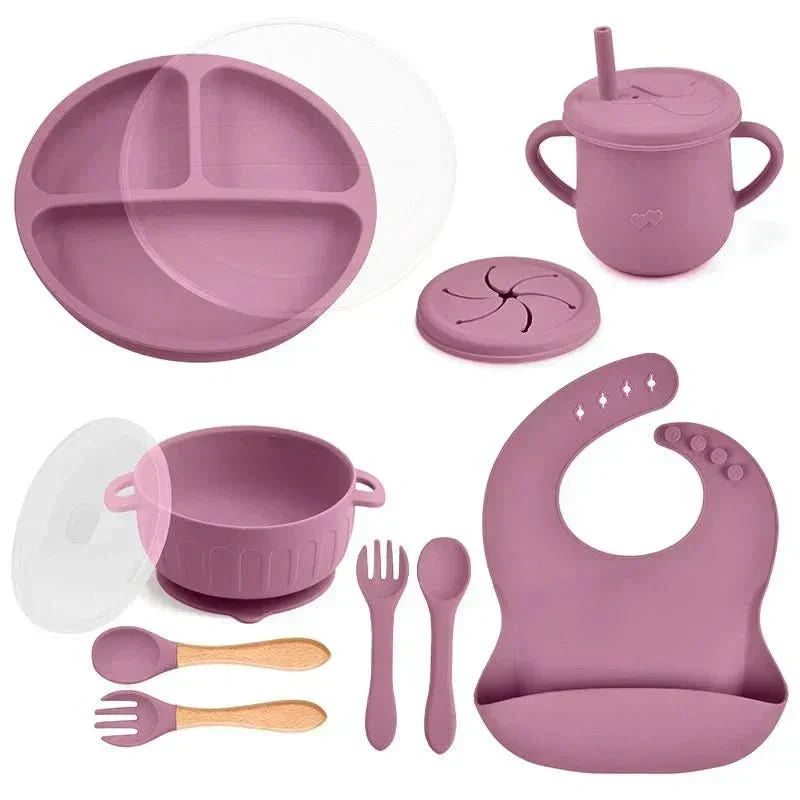 BrightBite Colorful Baby Tableware Set For Safe Mealtime