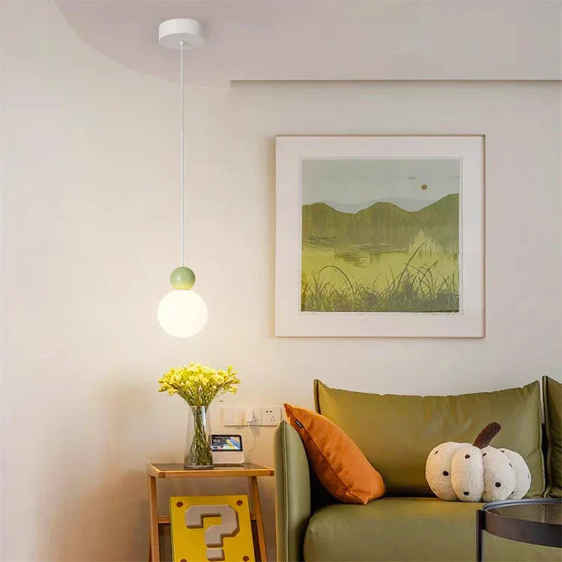 Nordická závěsná lampa se skandinávským LED osvětlením pro domácí použití