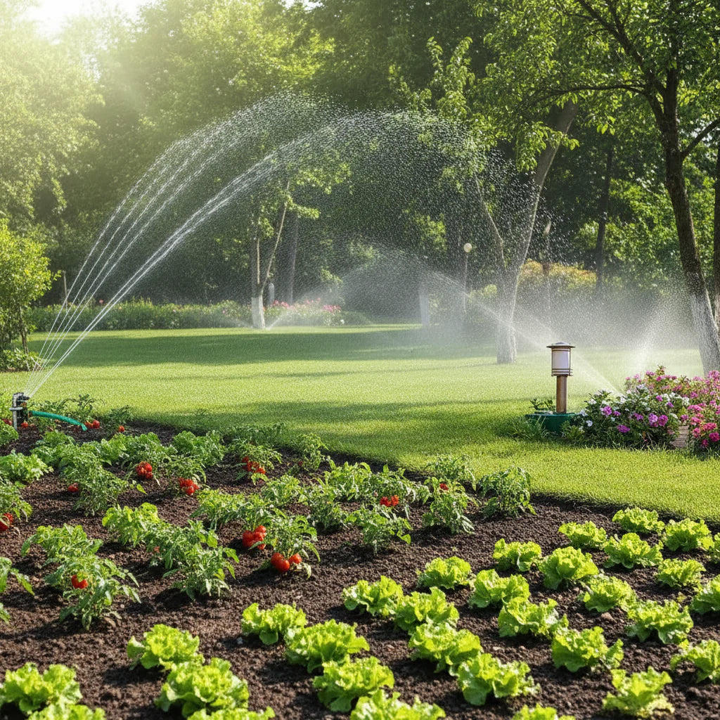 NovaFlow 360 Lawn Sprinkler Metal 360 Degree Garden Irrigation