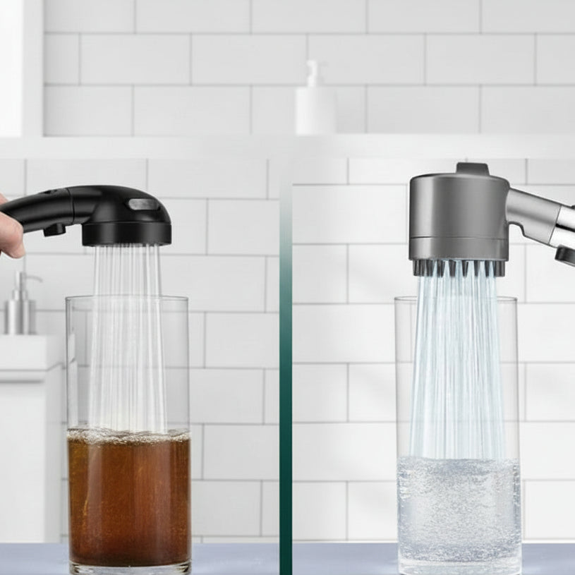 PulseJet Shower Head For Stronger Pressure And Cleaner Water For Your Bathroom