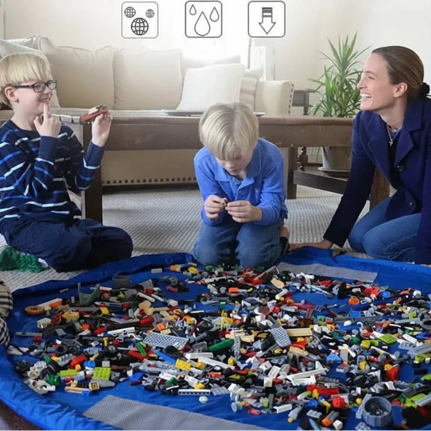 HavenNest Toy Organizer And Play Mat In One For Kids
