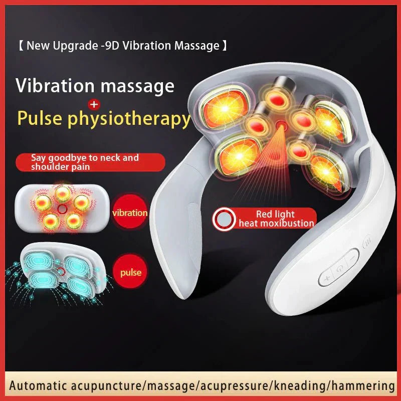 NeckZen Intelligentes Vibrations- und Wärme-Nacken-Gerät für tiefe Entspannung