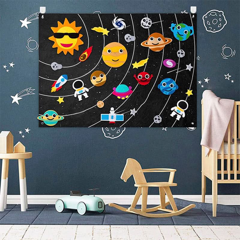 FeltCraft Playboard: Creative Tactile Game for Children to Spark Imagination