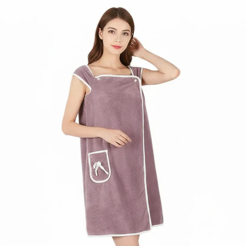 The AquaFlex Portable Women's Bath Towel Quick Drying