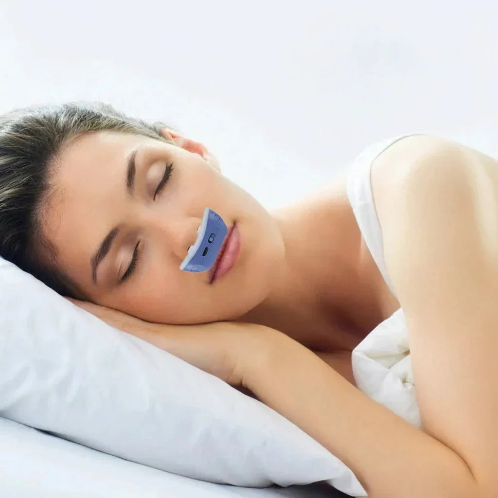 Dispositivo Compacto de Apoio à Respiração Durante o Sono para Noites Tranquilas