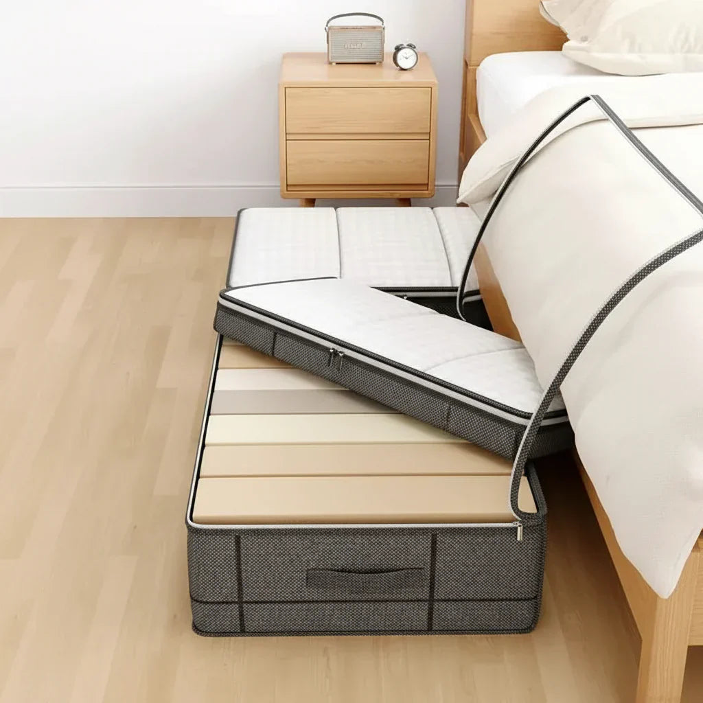 Caja de Almacenamiento Plegable Transparente Solución para Organización Óptima