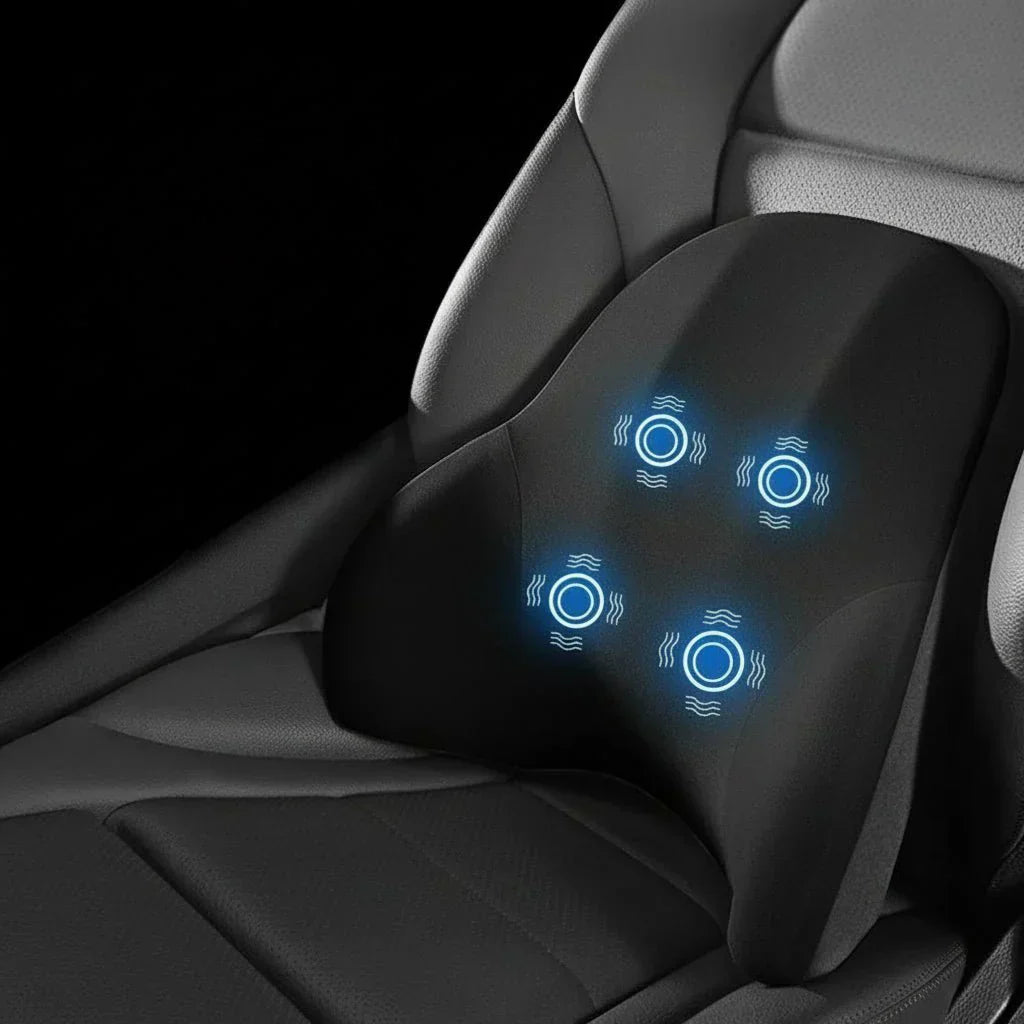 NovaFlex Electric Neck and Lumbar Support Cushion for Car and Office