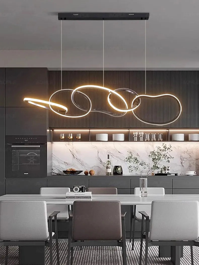 AstraLine Modern Cord Pendant Light With Dimmable Control