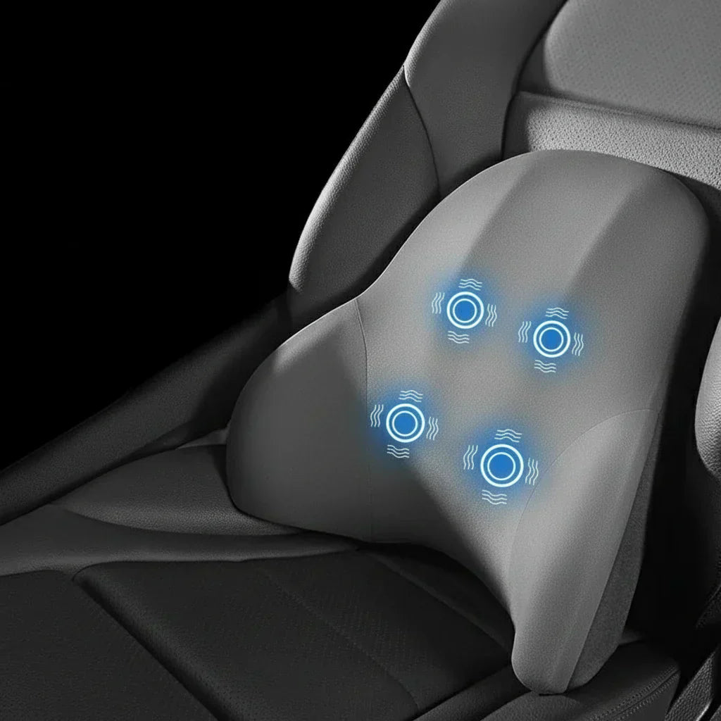 NovaFlex Electric Neck and Lumbar Support Cushion for Car and Office